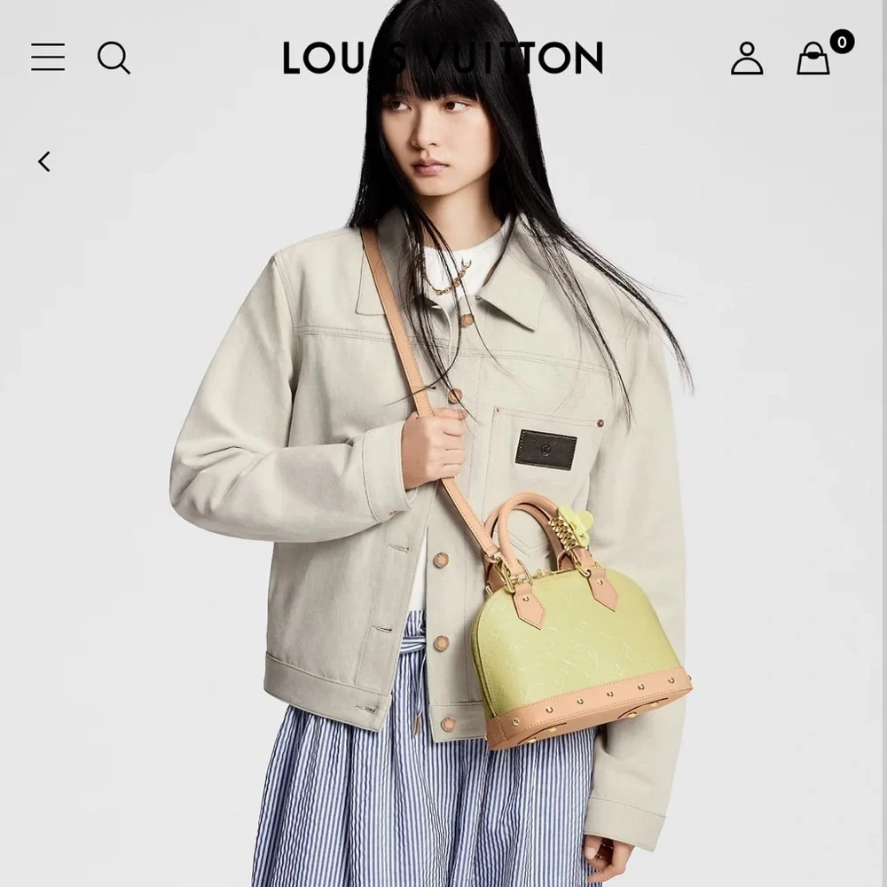Louis Vuitton Bag- Alma BB Beige Vernis